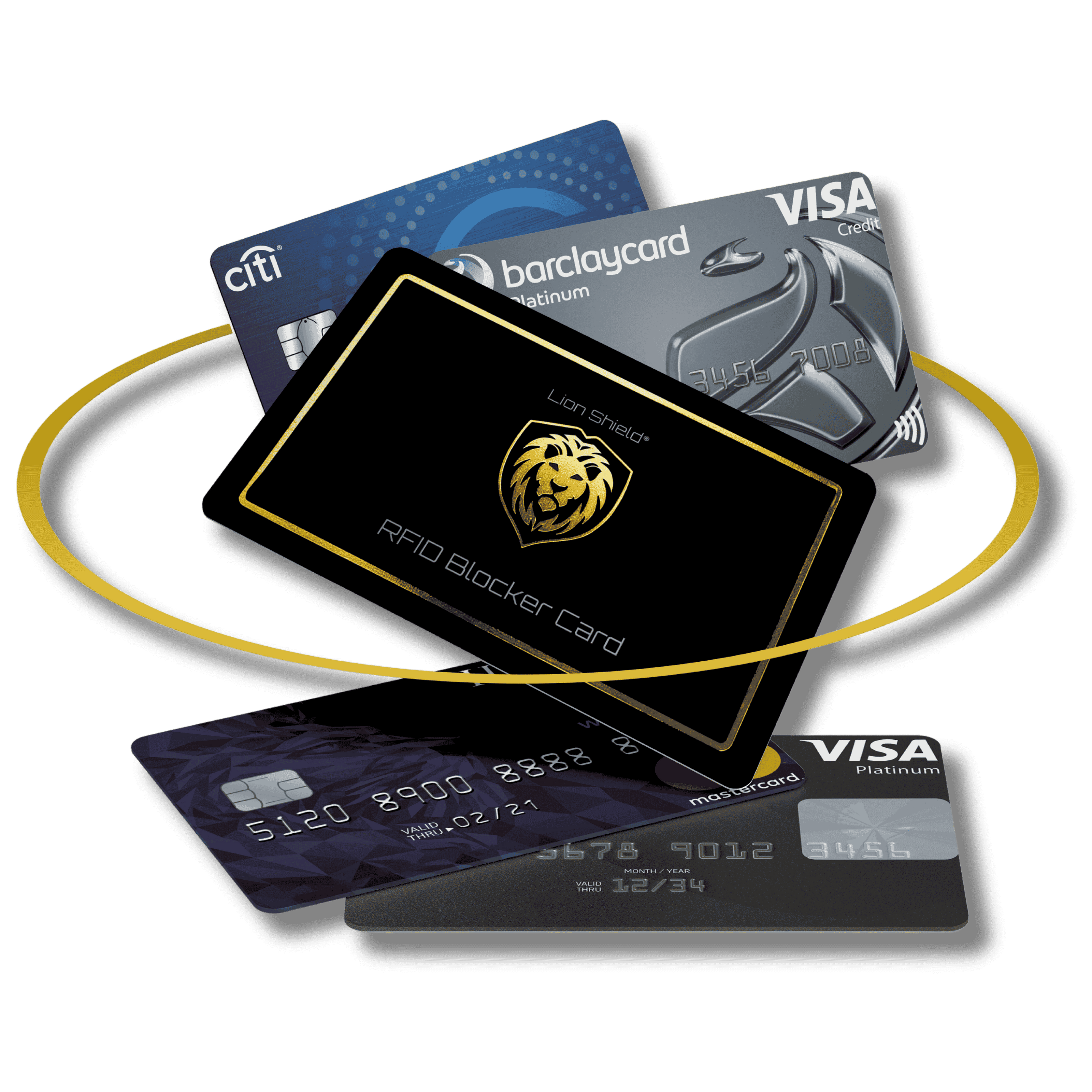 RFID Blocker Karte mit Kreditkarten Schutzfeld