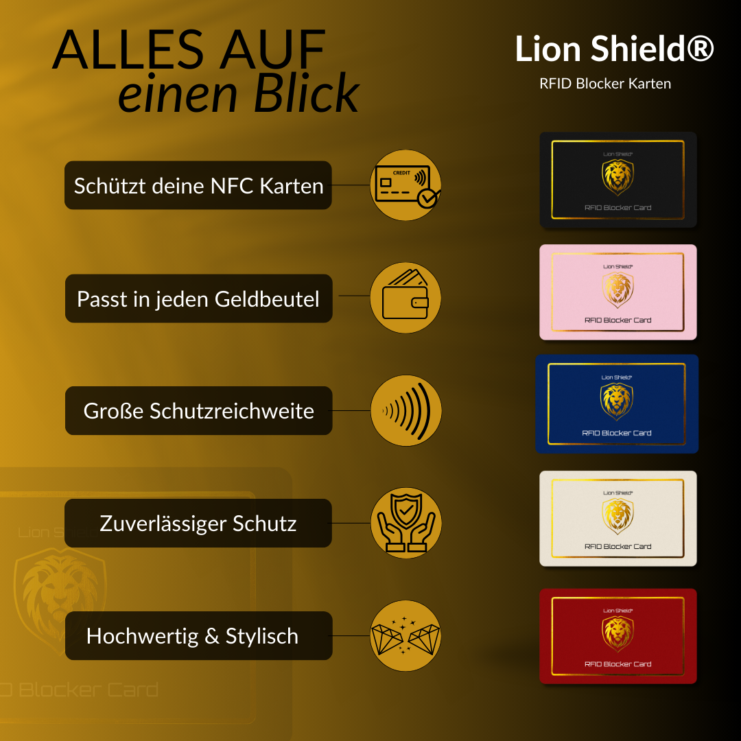 Rfid Schutz - Blocker Karten alles auf einen Blick